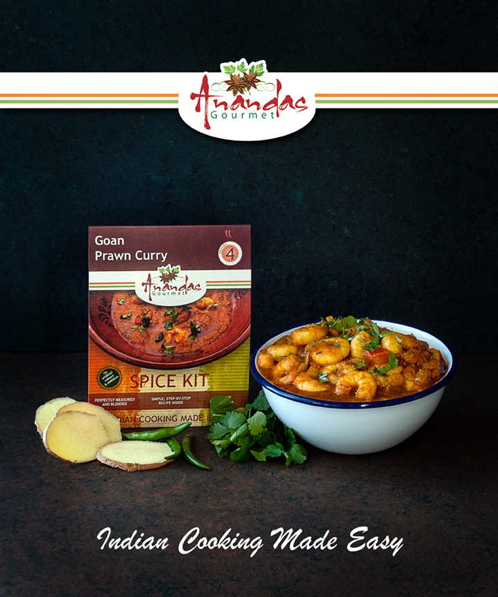 Curry　Your　Prawn　Curry　Pack　Ananda's　Indian　Spice　Kitchen　Traditional　In　Gourmet